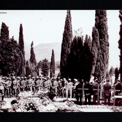 Airmen&#039;s funeral at Vevey