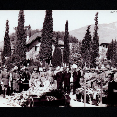 Airmen&#039;s funeral at Vevey