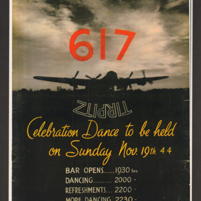 Poster for Tirpitz celebration dance