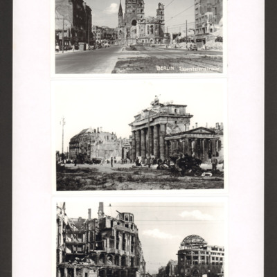 Bomb damage Berlin