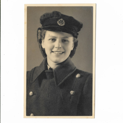 Eva Akenhead in uniform