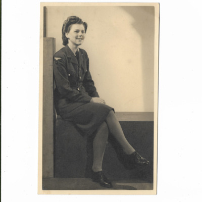 Eva Akenhead in uniform