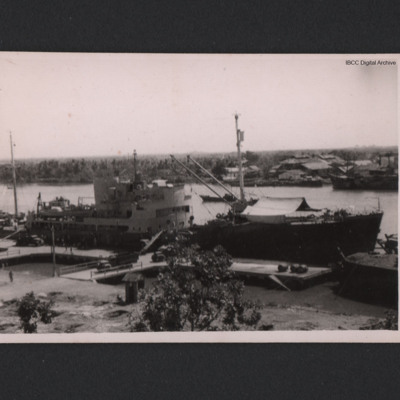 Ship on the Mekong