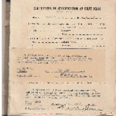 Arthur Atkins’ flying log book for pilots