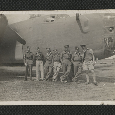 Seven airmen and a Liberator