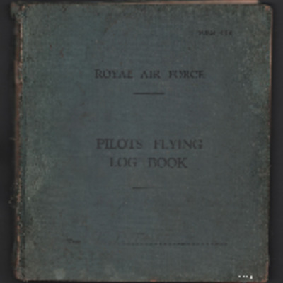Peter Thirsk&#039;s pilots flying log book