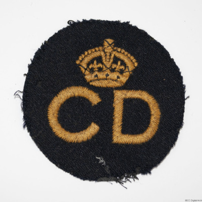 Civil defence badge