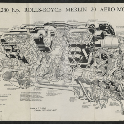 Rolls-Royce Merlin 20 aero-motor
