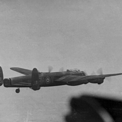 Lancaster airborne