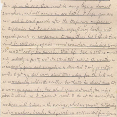Letter to Reg Wilson&#039;s Family