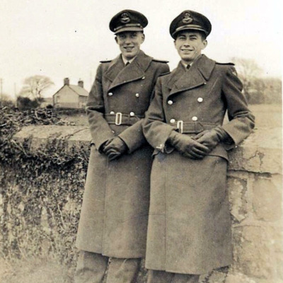 Two RAF officers