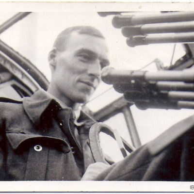 Sergeant in cockpit