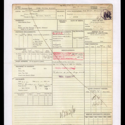 Bill Doran&#039;s Service Record