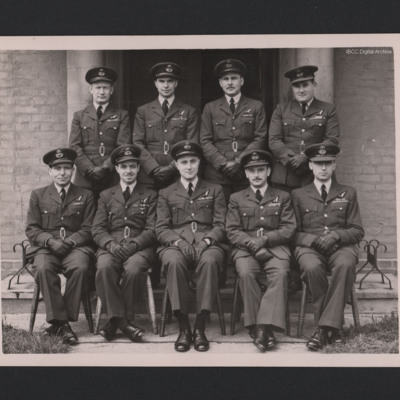 Nine Airmen including Bill Doran