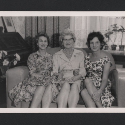 Irene Doran and two women