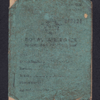 Ernest Probyn RAF Service and Pay Book