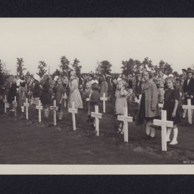 Ceremony at Overloon War Cemetery