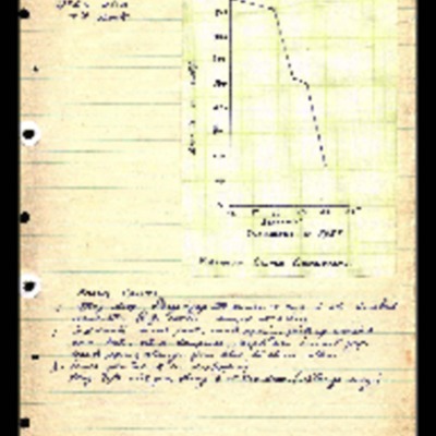 Flight engineer&#039;s training notes for a Lancaster