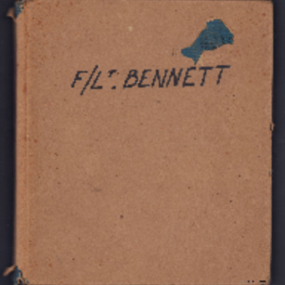 H W Bennett’s RCAF Pilot’s Flying Log Book. Two