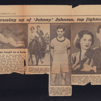 The growing up of &#039;Johnny&#039; Johnson, top fighter ace