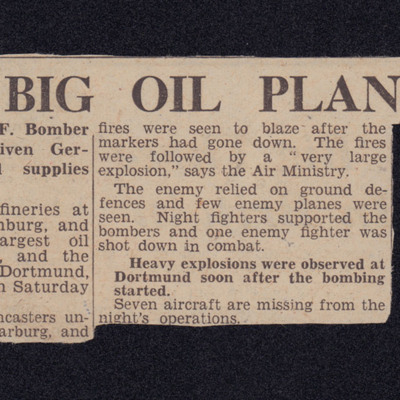 Nazis&#039; Big Oil Plants Hit