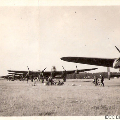 Lancasters lined up 