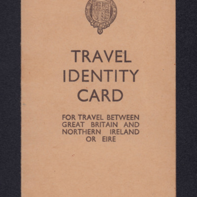 Beatrice Holden Travel Identity Card