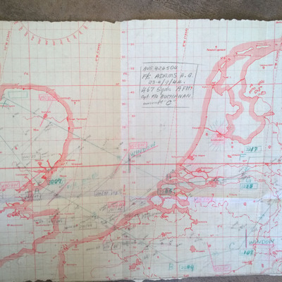 Plotting Map and logs for operation to Dortmund-Ems Aqueduct