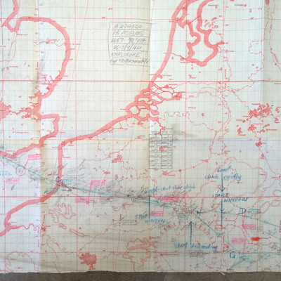 Plotting map and logs for operation to Karlsruhe