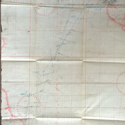 Plotting map and logs for operation to Bergen