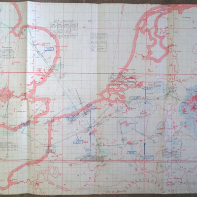 Plotting maps and logs for operation to Düsseldorf