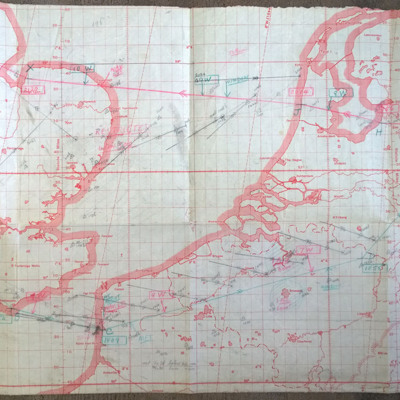Plotting map and logs for operation to Duren