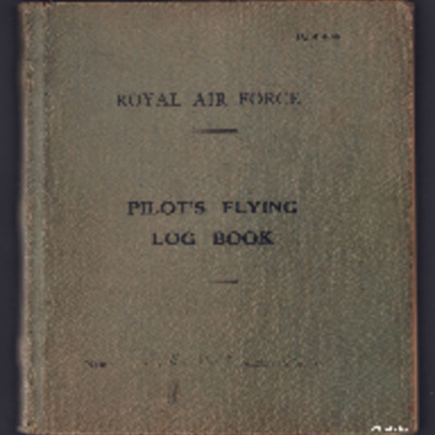 J.S. Hitchcock’s RAF Pilot’s Flying Log Book. Two