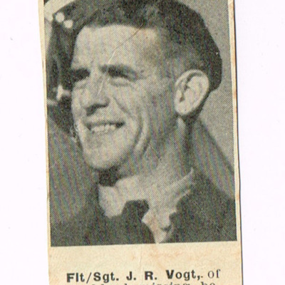 Flight Sergeant J R Vogt and Flight Sergeant H G Walters