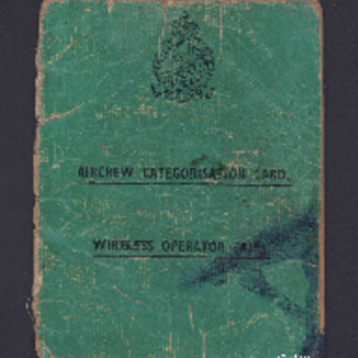 Arthur Hope&#039;s Aircrew Categorisation Card