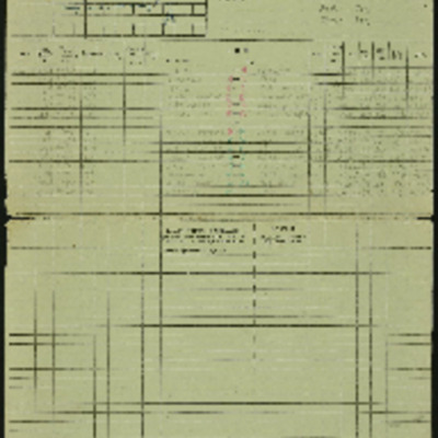 Navigation log and plotting map for operation to Le Havre
