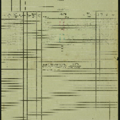 Navigation log and plotting map for operation to La Pourchinte
