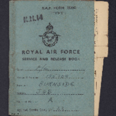 Royal Air Force service and release book