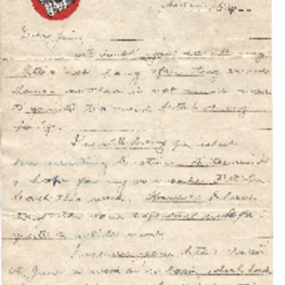 Letter from Pat Hogan to Rev Jim Hogan