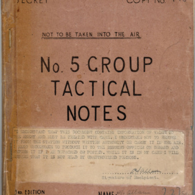 No 5 Group Tactical Notes