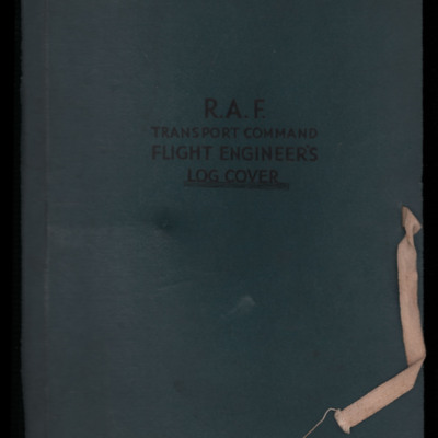 RAF Transport command flight engineers log cover