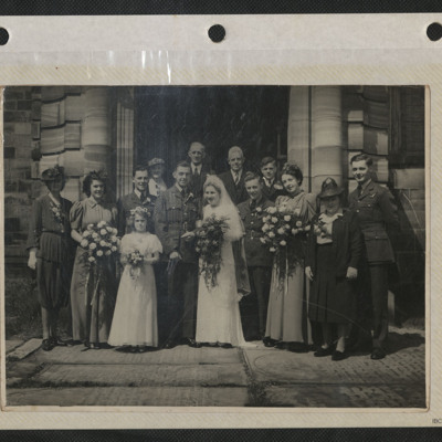 Wedding group photograph