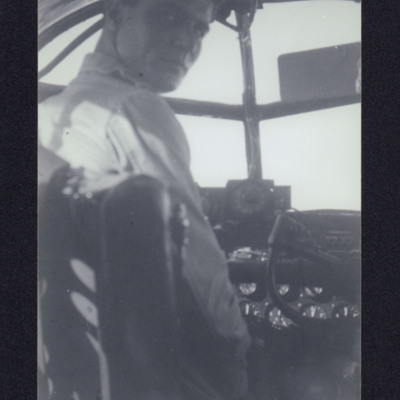 Airman at Aircraft Controls