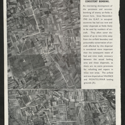 Press cutting, increased dispersal of enemy aircraft