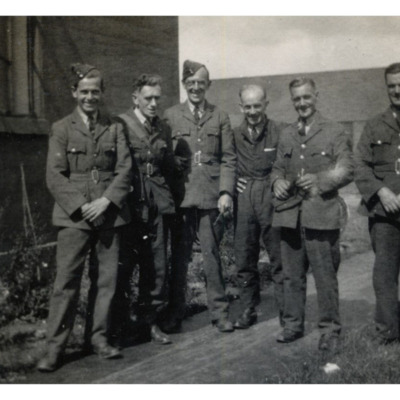 Six armourers, RAF Binbrook