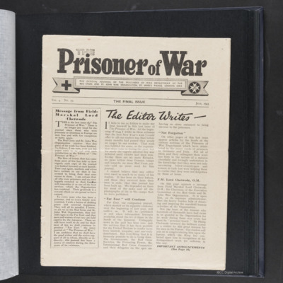 The Prisoner of War Journal