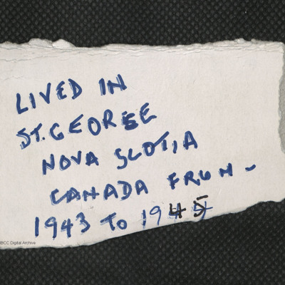 Lived in St George, Nova Scotia Note