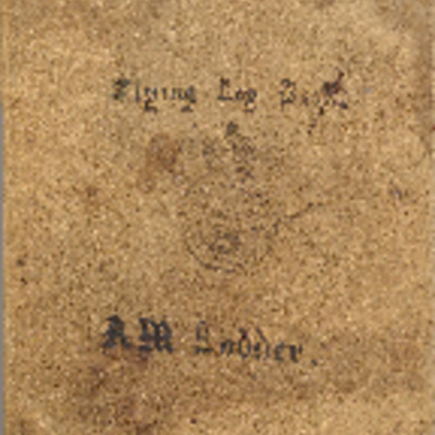 Allan Lodder&#039;s pilots flying log book