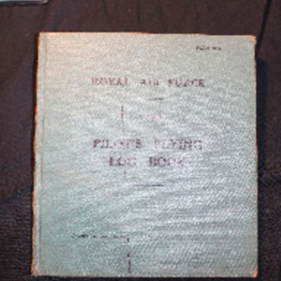 Joseph Ross pilot&#039;s flying log book. Four