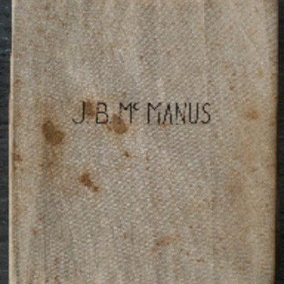 J B McManus - pilot&#039;s flying log book